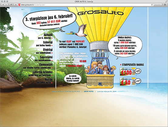 GROS AUTO 6. loterija