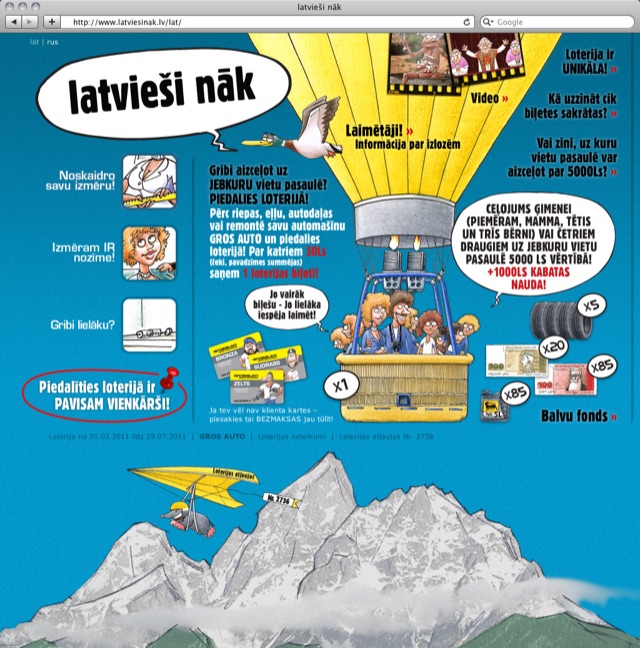 latvieši nāk, 1. attēls