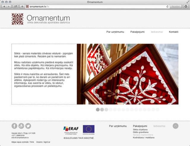 Ornamentum, 1. attēls